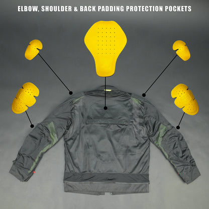 Cogobush Black & Neon Yellow Mesh Motorcycle Riding Jacket
#Desiderio #MotorcycleJacket #MeshJacket #RidingGear #BikerStyle #SummerRiding #ProtectiveGear #MotorcycleApparel