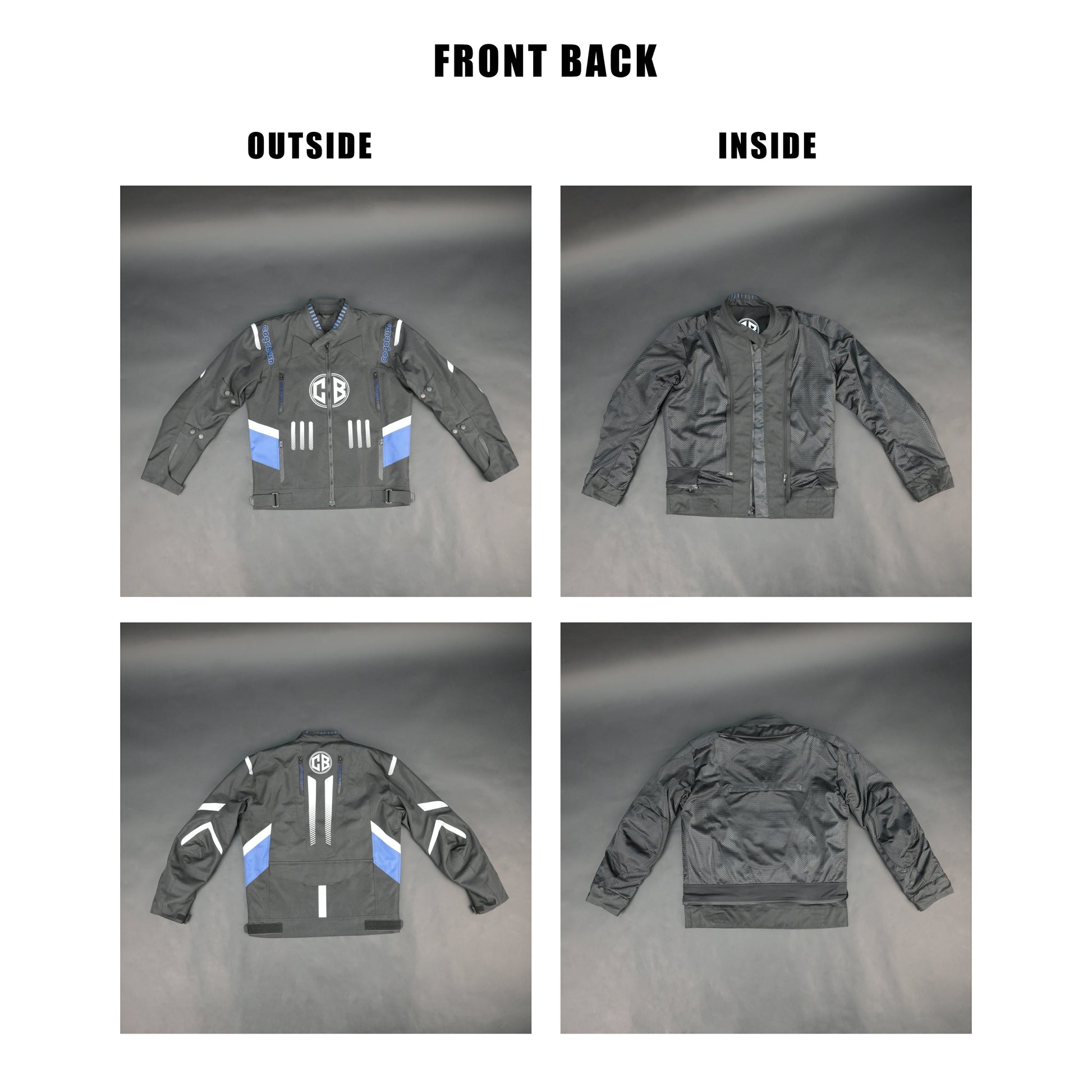 Cogobush CB Grey & Blue Mesh Motorcycle Riding Jacket with Armor Pockets & Reflective Safety
#Desiderio #MotorcycleJacket #MeshJacket #RidingGear #ReflectiveSafety #ArmorReady #BikerStyle #ProtectiveGear