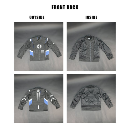 Cogobush CB Grey & Blue Mesh Motorcycle Riding Jacket with Armor Pockets & Reflective Safety
#Desiderio #MotorcycleJacket #MeshJacket #RidingGear #ReflectiveSafety #ArmorReady #BikerStyle #ProtectiveGear
