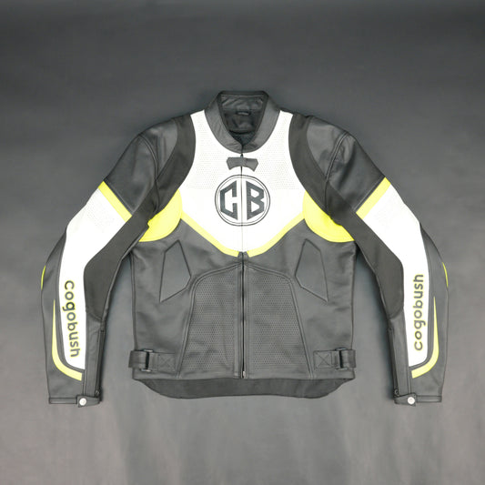 Cogobush CB Motorcycle Riding Jacket with Ventilation & Armor Pockets #Desiderio #MotorcycleJacket #RidingGear #ArmorReady #VentilatedJacket #BikerStyle #ProtectiveGear #MotorcycleApparel