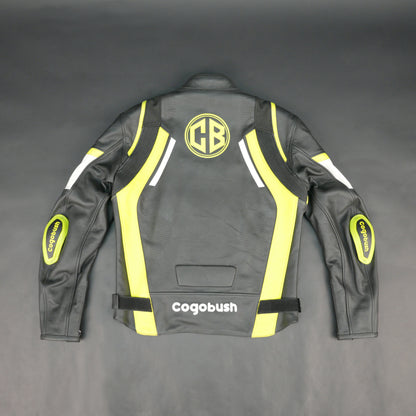 Cogobush CB Motorcycle Riding Jacket with Ventilation & Armor Pockets #Desiderio #MotorcycleJacket #RidingGear #ArmorReady #VentilatedJacket #BikerStyle #ProtectiveGear #MotorcycleApparel