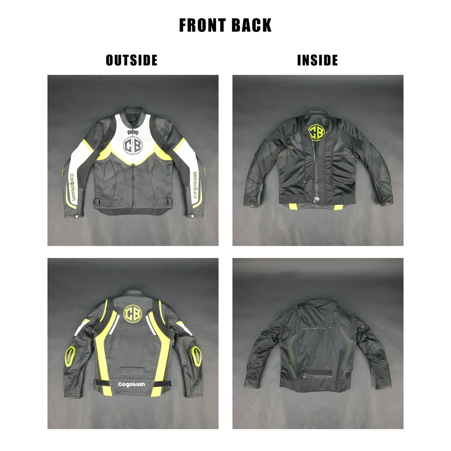 Cogobush CB Motorcycle Riding Jacket with Ventilation & Armor Pockets #Desiderio #MotorcycleJacket #RidingGear #ArmorReady #VentilatedJacket #BikerStyle #ProtectiveGear #MotorcycleApparel