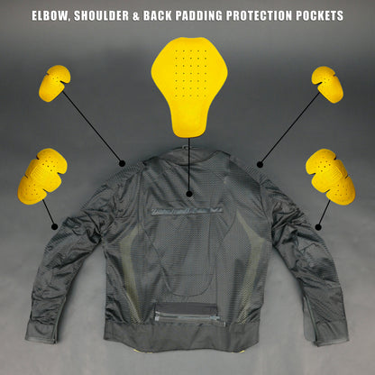 Cogobush CB Motorcycle Riding Jacket with Ventilation & Armor Pockets #Desiderio #MotorcycleJacket #RidingGear #ArmorReady #VentilatedJacket #BikerStyle #ProtectiveGear #MotorcycleApparel
