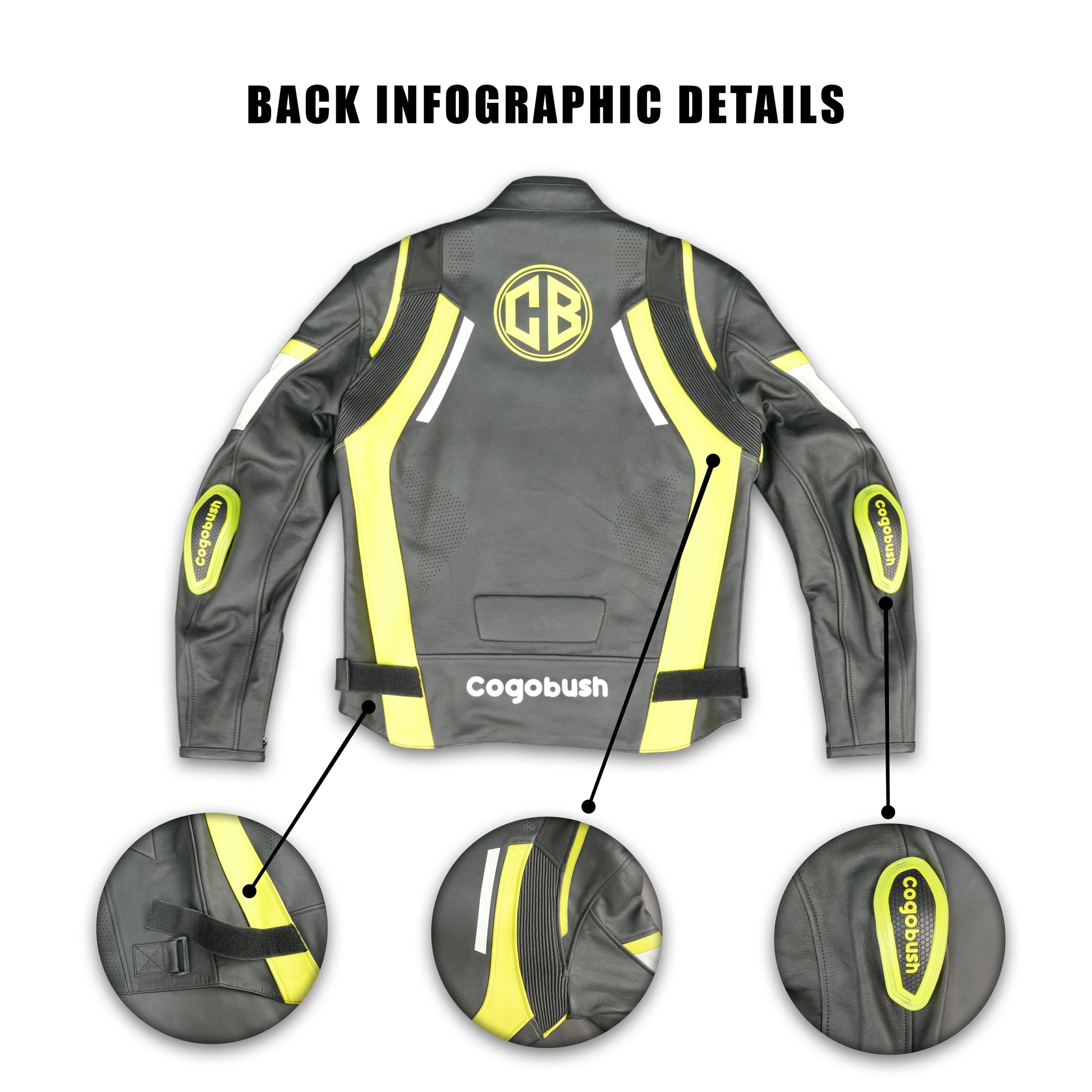 Cogobush CB Motorcycle Riding Jacket with Ventilation & Armor Pockets #Desiderio #MotorcycleJacket #RidingGear #ArmorReady #VentilatedJacket #BikerStyle #ProtectiveGear #MotorcycleApparel