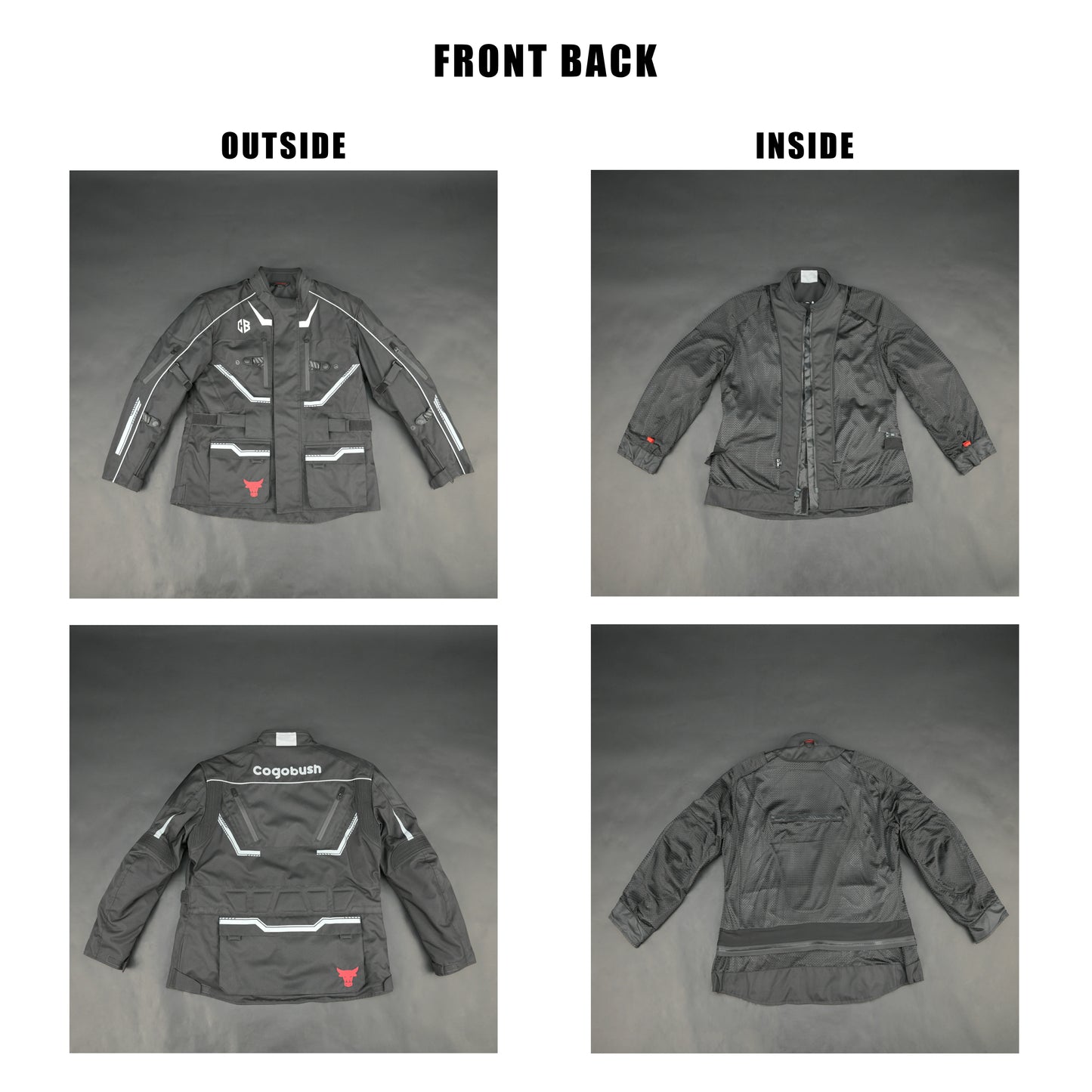 Cogobush Grey Tactical Adventure Motorcycle Riding Jacket
#Desiderio #MotorcycleJacket #AdventureRiding #TacticalJacket #RidingGear #BikerStyle #ProtectiveGear #MotorcycleApparel