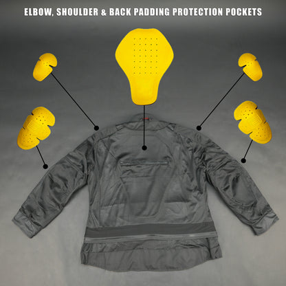 Cogobush Grey Tactical Adventure Motorcycle Riding Jacket
#Desiderio #MotorcycleJacket #AdventureRiding #TacticalJacket #RidingGear #BikerStyle #ProtectiveGear #MotorcycleApparel