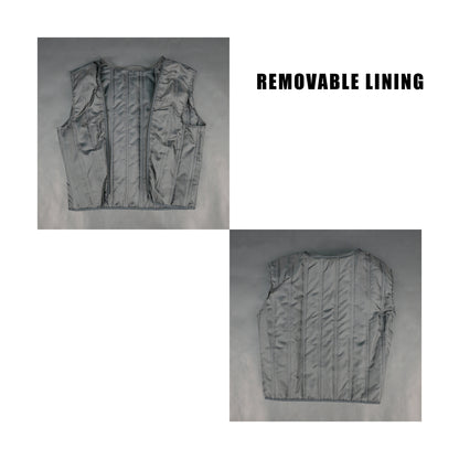 Cogobush Grey & White Checkered Racing Motorcycle Leather Jacket with Armor Pockets #Desiderio #LeatherJacket #MotorcycleJacket #RacingJacket #RidingGear #ArmorReady #BikerStyle #ProtectiveGear