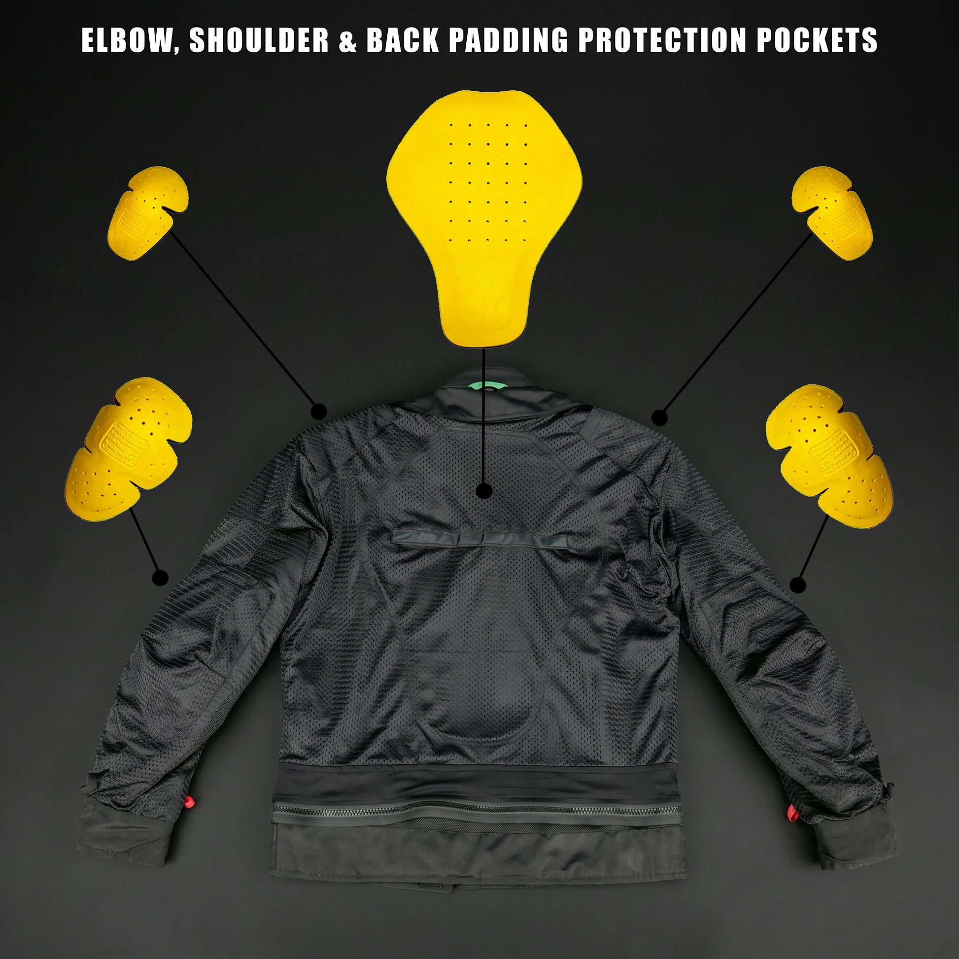 Cogobush Neon Green Motorcycle Riding Jacket with Ventilation & Armor Pockets #Desiderio #MotorcycleJacket #RidingGear #ArmorReady #VentilatedJacket #BikerStyle #SummerRiding #ProtectiveGear