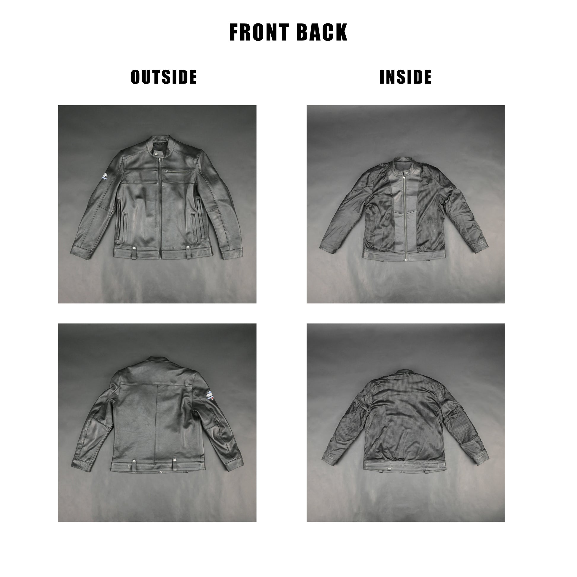 Cogobush Premium Black Real Leather Motorcycle Biker Jacket with Armor Pockets #Desiderio #LeatherJacket #MotorcycleJacket #BikerJacket #GenuineLeather #RidingGear #MensFashion #PremiumLeather