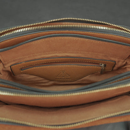 Nano Casetto Leather Crossbody Bag in 100% genuine cowhide leather with a compact, lightweight design, adjustable strap, and secure zip closure—perfect for daily wear, travel, and casual outings.