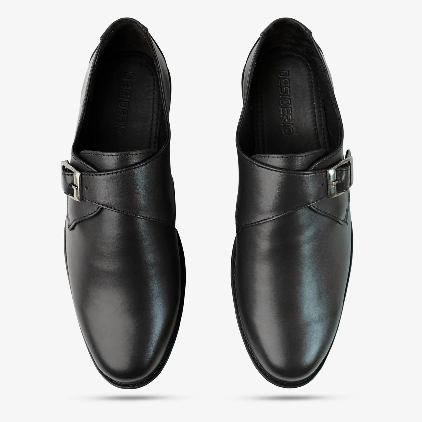 Premium cow leather shoes with soft sheep leather lining and cushioned insole for all-day comfort and durability