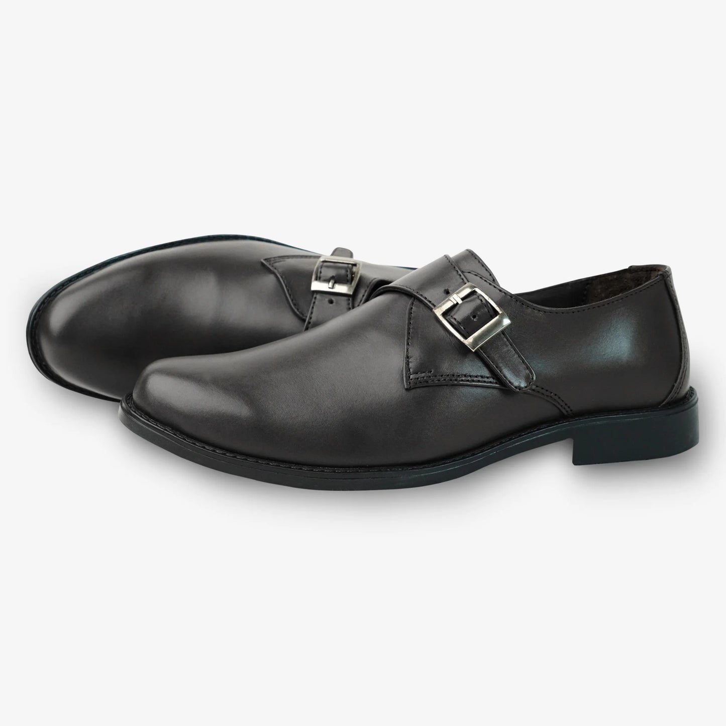 Premium cow leather shoes with soft sheep leather lining and cushioned insole for all-day comfort and durability