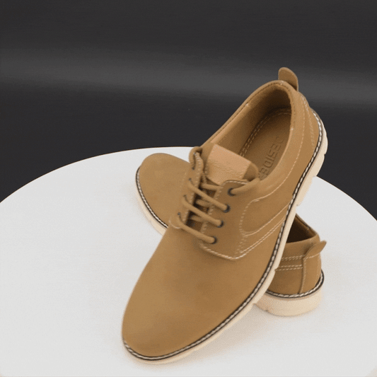 Soya cow leather shoes with soft lining, EVA sole, lightweight comfortable durable everyday wear