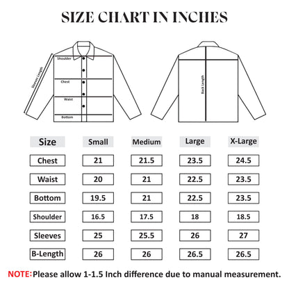 Men's Stay Blessed Back Printed Denim Button Jacket