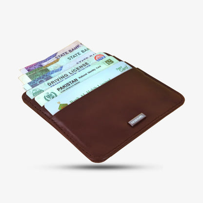 Genuine Leather Card Holder for Men – Brown #Desiderio #GenuineLeather #CardHolder #MensWallet #LeatherCardHolder #BrownWallet #MensAccessories #LeatherAccessories