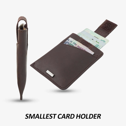 Genuine Leather Card Holder for Men – Dark Brown #Desiderio #GenuineLeather #CardHolder #MensWallet #LeatherCardHolder #DarkBrownWallet #MensAccessories #LeatherAccessories