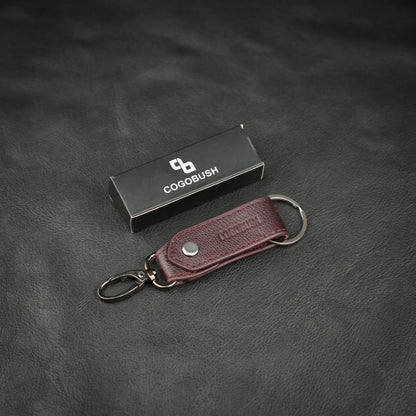 Genuine Leather Key Holder With Swivel Clip & Key Ring #Desiderio #DesiderioShoes #KeyHolder #GenuineLeather #LeatherAccessories #KeyRing #PremiumLeather #MensAccessories