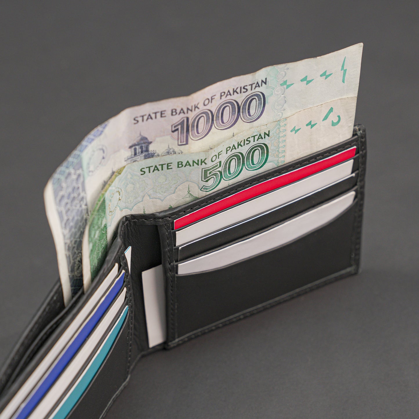 Genuine Leather Wallet for Men – Black #Desiderio #LeatherWallet #MensWallet #BlackWallet #GenuineLeather #MensAccessories #LeatherGoods