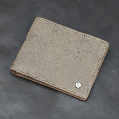 Genuine Leather Wallet for Men – Beige #Desiderio #LeatherWallet #MensWallet #GenuineLeather #BeigeWallet #MensAccessories