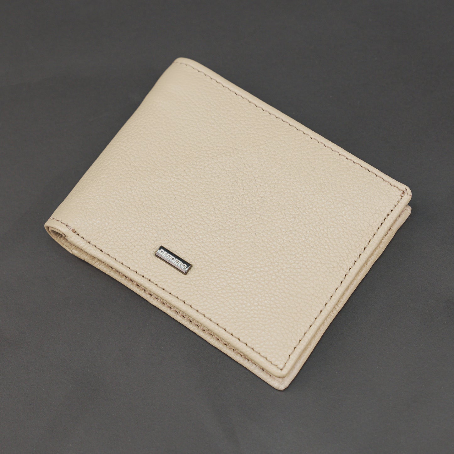 Genuine Leather Wallet for Men – Beige #Desiderio #LeatherWallet #MensWallet #GenuineLeather #BeigeWallet #MensAccessories