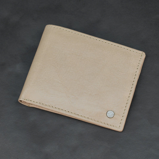 Genuine Leather Wallet for Men – Beige #Desiderio #LeatherWallet #MensWallet #GenuineLeather #BeigeWallet #MensAccessories