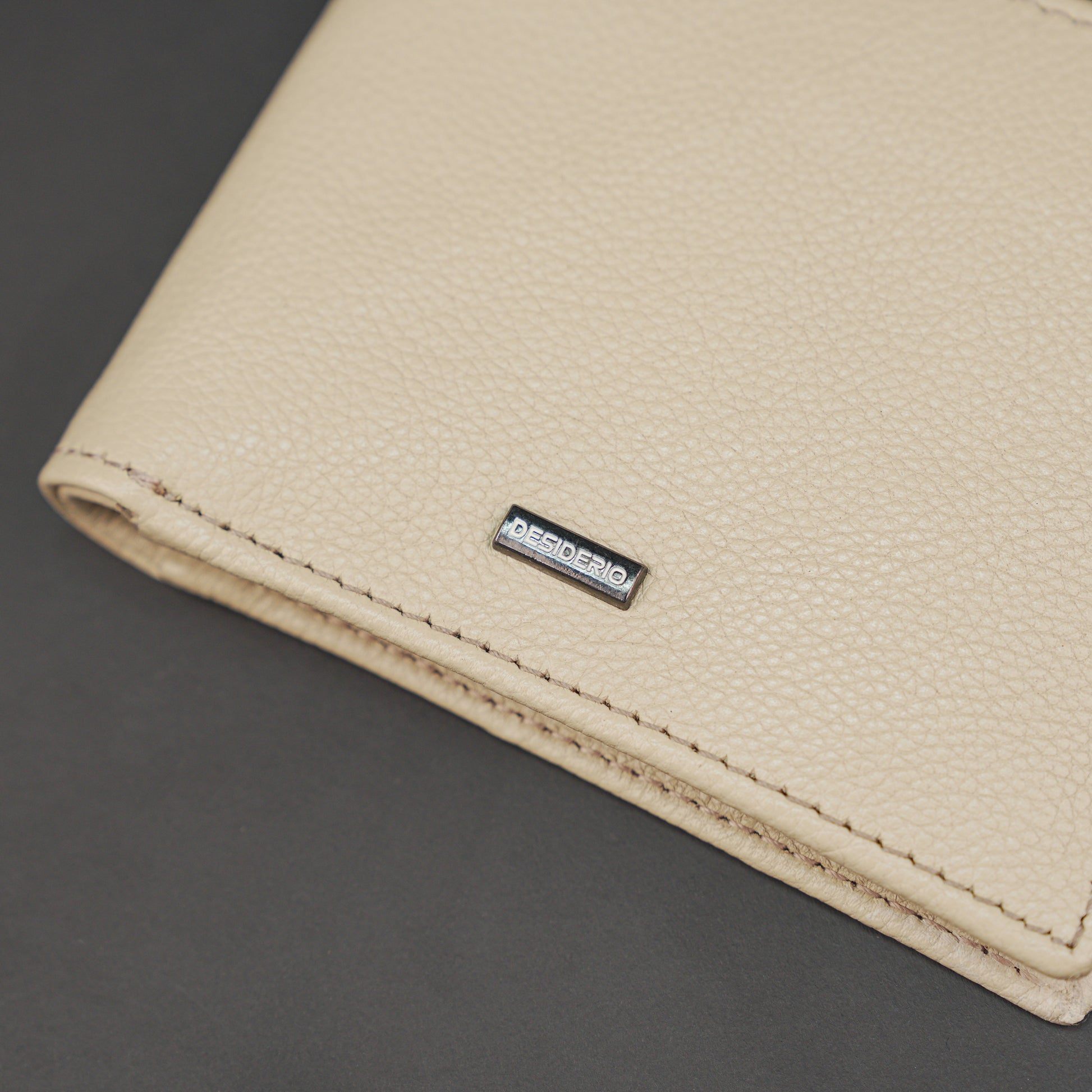 Genuine Leather Wallet for Men – Beige #Desiderio #LeatherWallet #MensWallet #GenuineLeather #BeigeWallet #MensAccessories