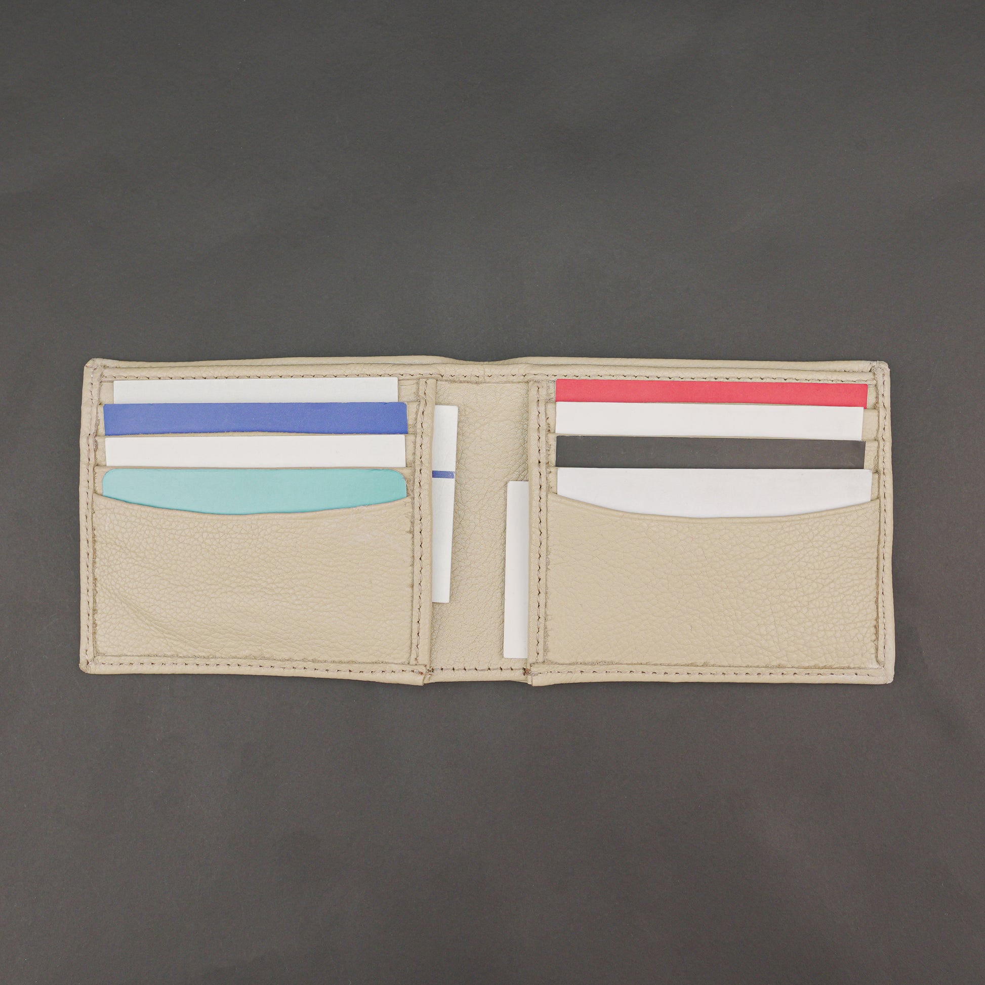 Genuine Leather Wallet for Men – Beige #Desiderio #LeatherWallet #MensWallet #GenuineLeather #BeigeWallet #MensAccessories