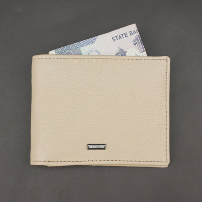 Genuine Leather Wallet for Men – Beige #Desiderio #LeatherWallet #MensWallet #GenuineLeather #BeigeWallet #MensAccessories