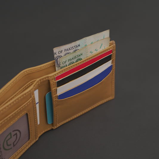 Genuine Leather Wallet for Men – Beige #Desiderio #LeatherWallet #MensWallet #GenuineLeather #BeigeWallet #MensAccessories