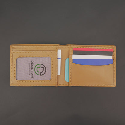 Genuine Leather Wallet for Men – Beige #Desiderio #LeatherWallet #MensWallet #GenuineLeather #BeigeWallet #MensAccessories