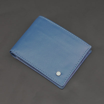 Genuine Leather Wallet for Men – Blue #Desiderio #LeatherWallet #MensWallet #GenuineLeather #BlueWallet #MensAccessories