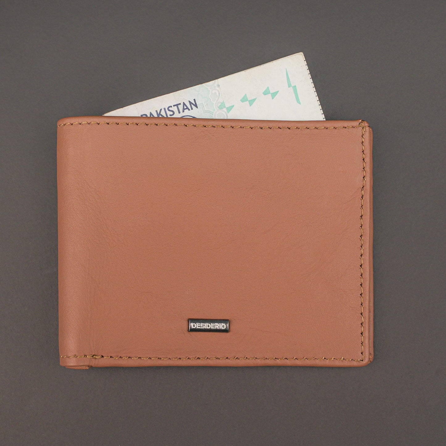 Genuine Leather Wallet for Men – Brown #Desiderio #GenuineLeather #LeatherWallet #MensWallet #BrownWallet #BifoldWallet #MensAccessories