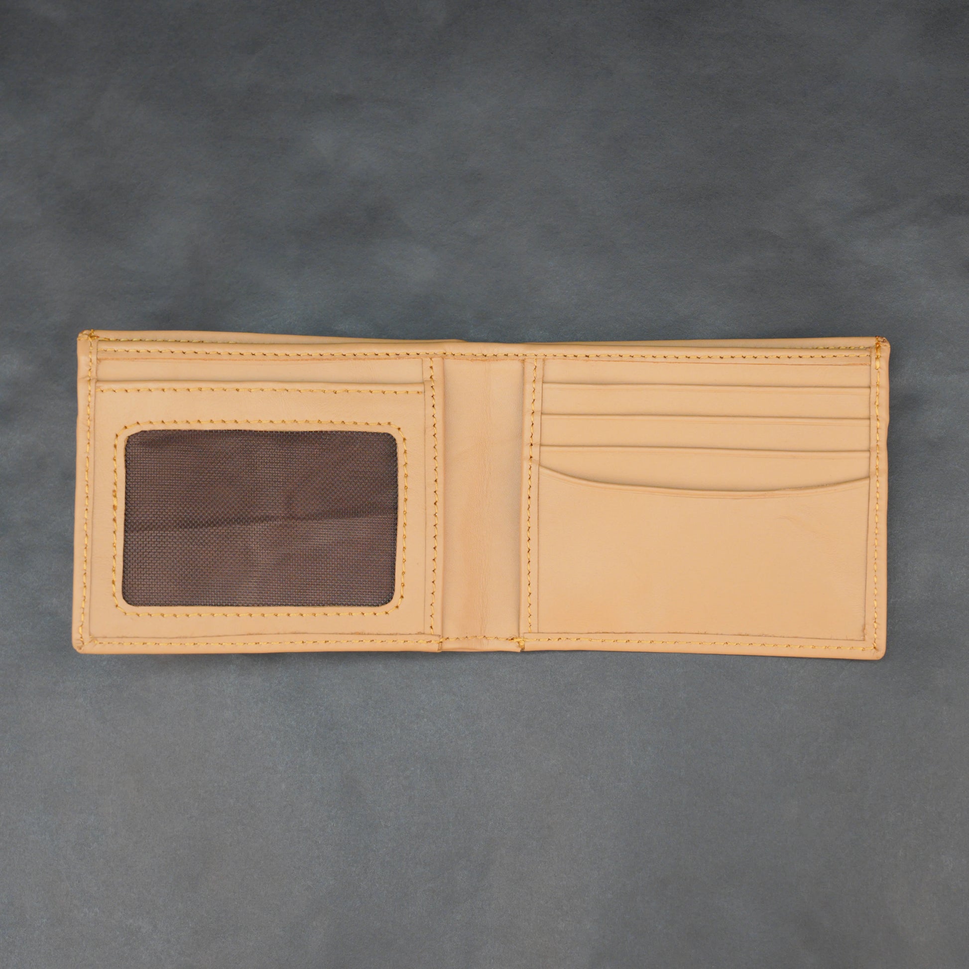 Genuine Leather Wallet for Men – Camel #Desiderio #GenuineLeather #LeatherWallet #MensWallet #CamelWallet #BifoldWallet #MensAccessories