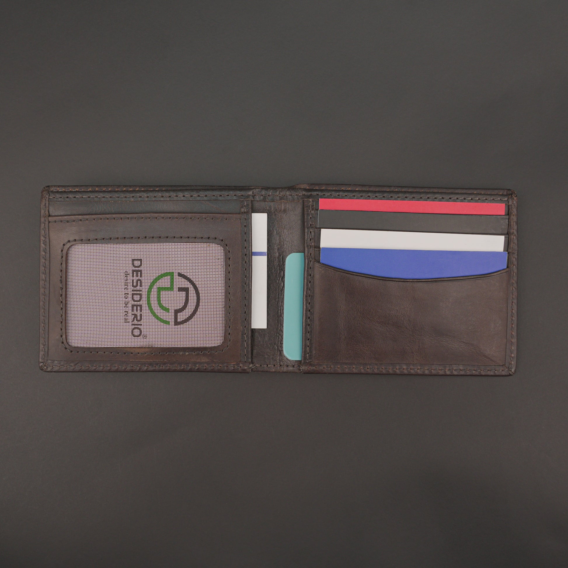 Genuine Leather Wallet for Men – Chocolate #Desiderio #LeatherWallet #MensWallet #GenuineLeather #ChocolateWallet #MensAccessories