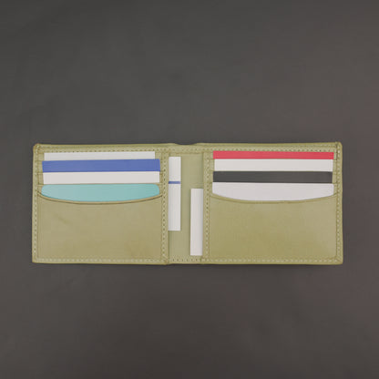 Genuine Leather Wallet for Men – Green #Desiderio #LeatherWallet #MensWallet #GreenWallet #GenuineLeather #MensAccessories #LeatherGoods