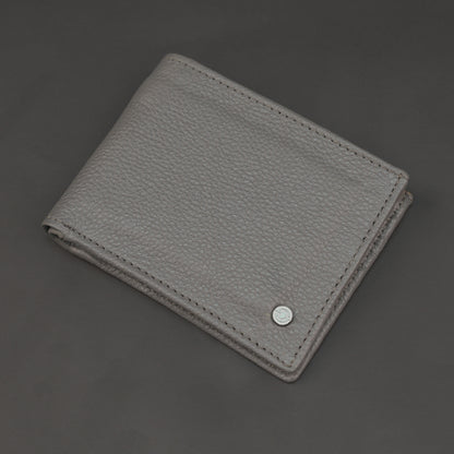 Genuine Leather Wallet for Men – Grey #Desiderio #LeatherWallet #MensWallet #GenuineLeather #GreyWallet #MensAccessories