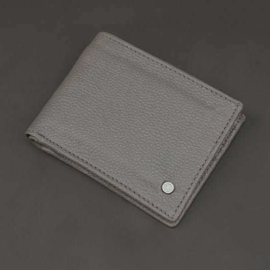 Genuine Leather Wallet for Men – Grey #Desiderio #LeatherWallet #MensWallet #GenuineLeather #GreyWallet #MensAccessories