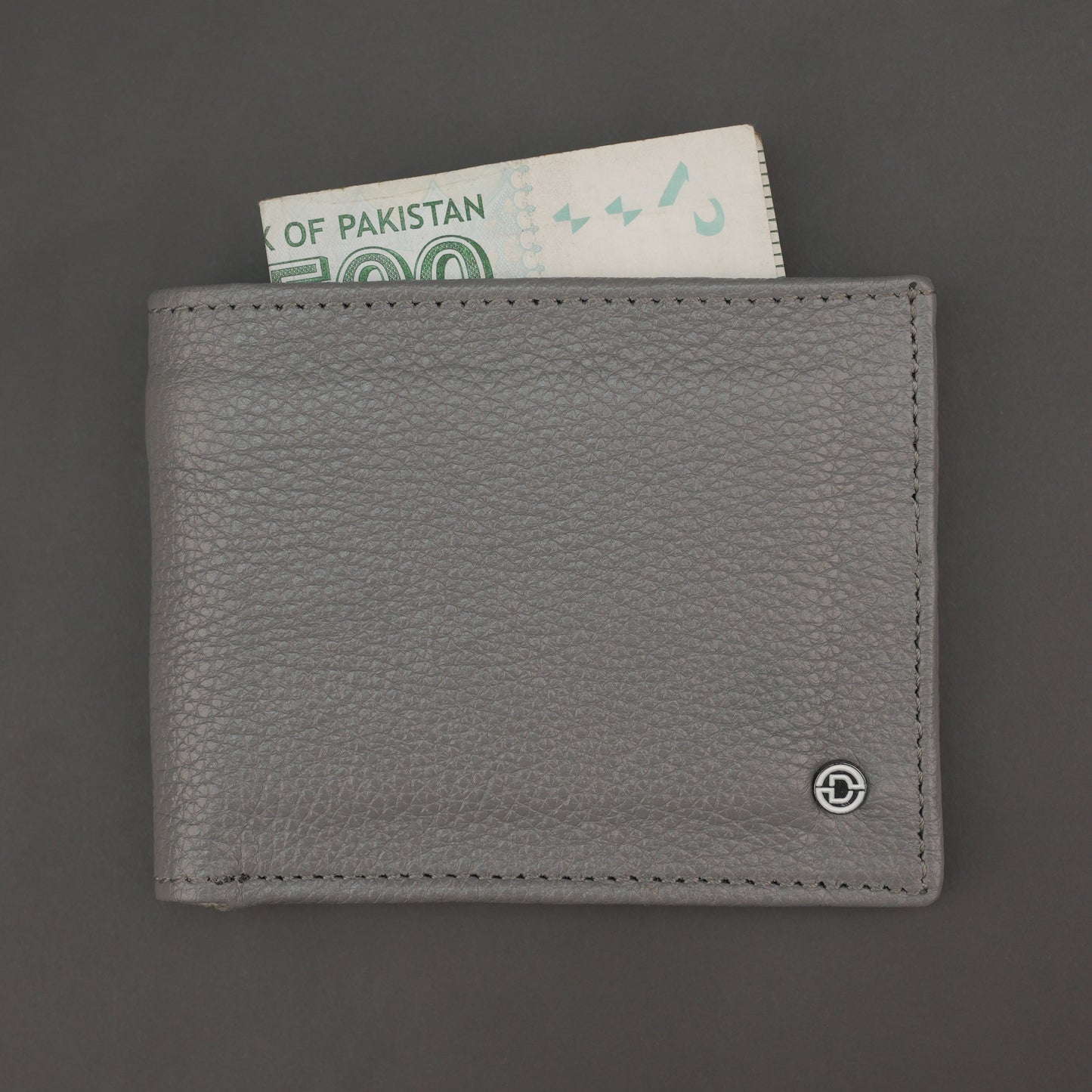 Genuine Leather Wallet for Men – Grey #Desiderio #LeatherWallet #MensWallet #GenuineLeather #GreyWallet #MensAccessories