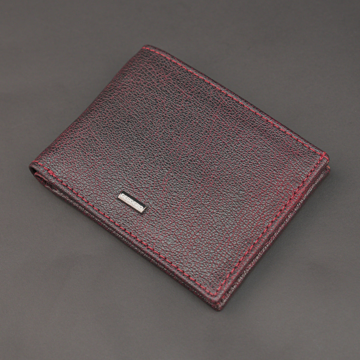 Genuine Leather Wallet for Men – Maroon #Desiderio #LeatherWallet #MensWallet #GenuineLeather #MaroonWallet #MensAccessories