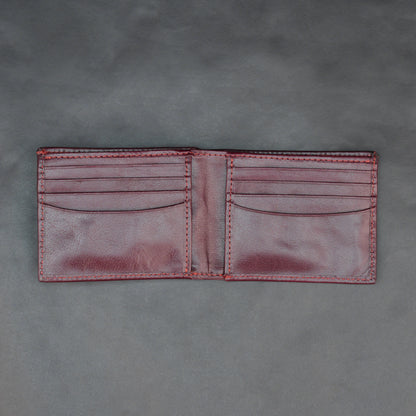 Genuine Leather Wallet for Men – Maroon #Desiderio #LeatherWallet #MensWallet #GenuineLeather #MaroonWallet #MensAccessories