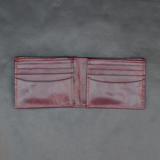 Genuine Leather Wallet for Men – Maroon #Desiderio #LeatherWallet #MensWallet #GenuineLeather #MaroonWallet #MensAccessories