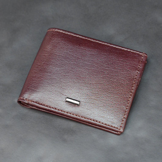 Genuine Leather Wallet for Men – Maroon #Desiderio #GenuineLeather #LeatherWallet #MensWallet #MaroonWallet #BifoldWallet #MensAccessories