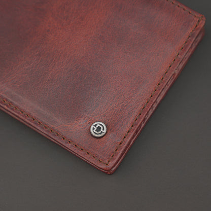 Genuine Leather Wallet for Men – Maroon #Desiderio #LeatherWallet #MensWallet #GenuineLeather #MaroonWallet #MensAccessories