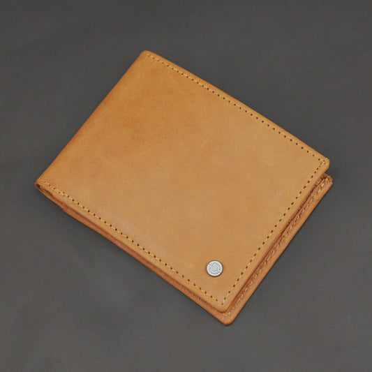 Genuine Leather Wallet for Men – Mustard #Desiderio #LeatherWallet #MensWallet #MustardWallet #GenuineLeather #MensAccessories #LeatherGoods