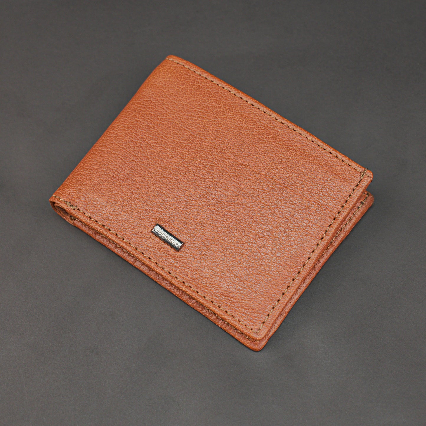 Genuine Leather Wallet for Men – Orange #Desiderio #LeatherWallet #MensWallet #GenuineLeather #OrangeWallet #MensAccessories