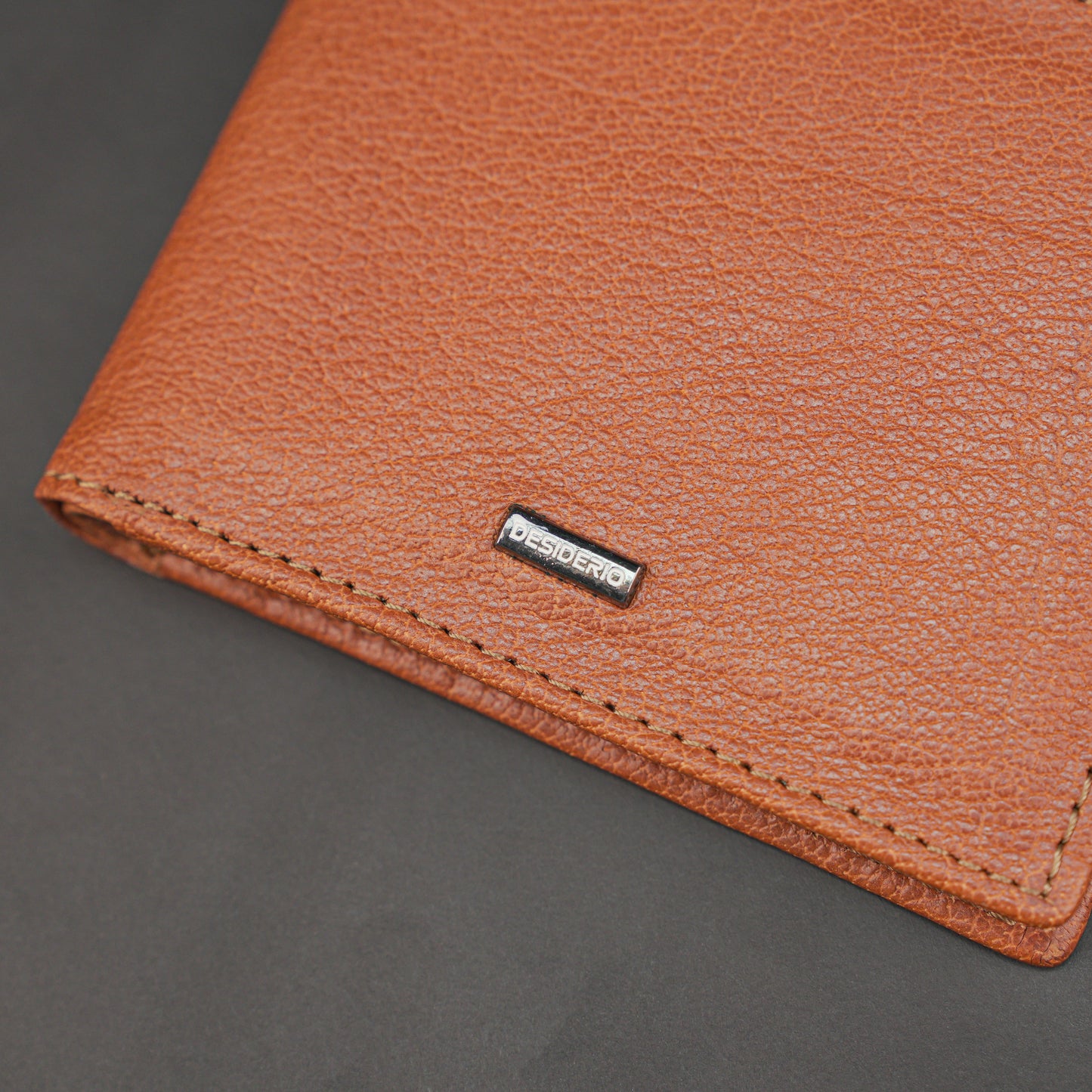 Genuine Leather Wallet for Men – Orange #Desiderio #LeatherWallet #MensWallet #GenuineLeather #OrangeWallet #MensAccessories