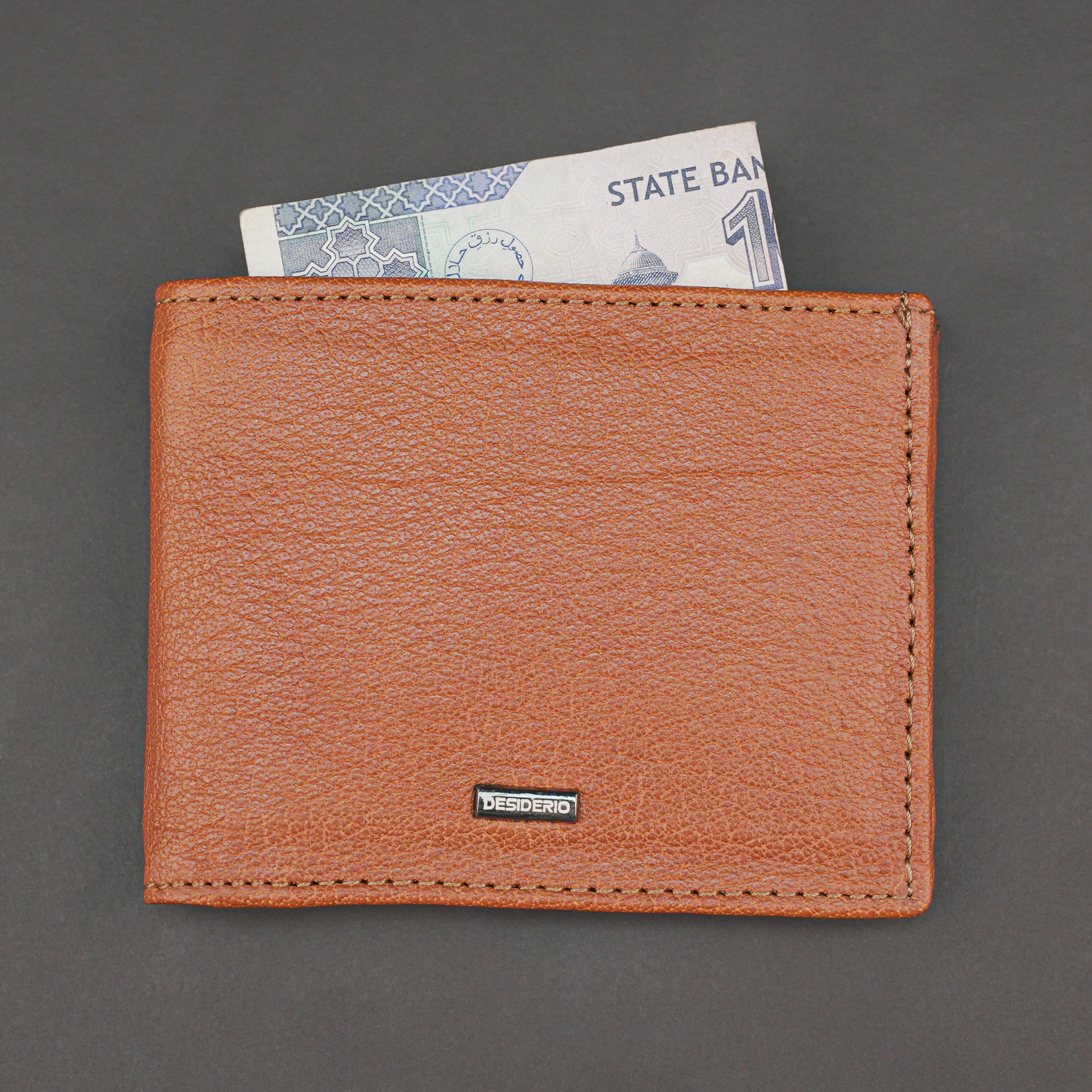 Genuine Leather Wallet for Men – Orange #Desiderio #LeatherWallet #MensWallet #GenuineLeather #OrangeWallet #MensAccessories