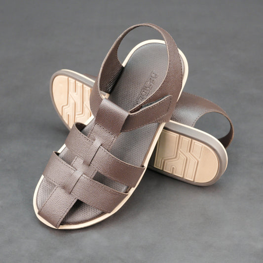 Cow-printed leather footwear with cushioned insole and durable TPR sole for comfort and grip.