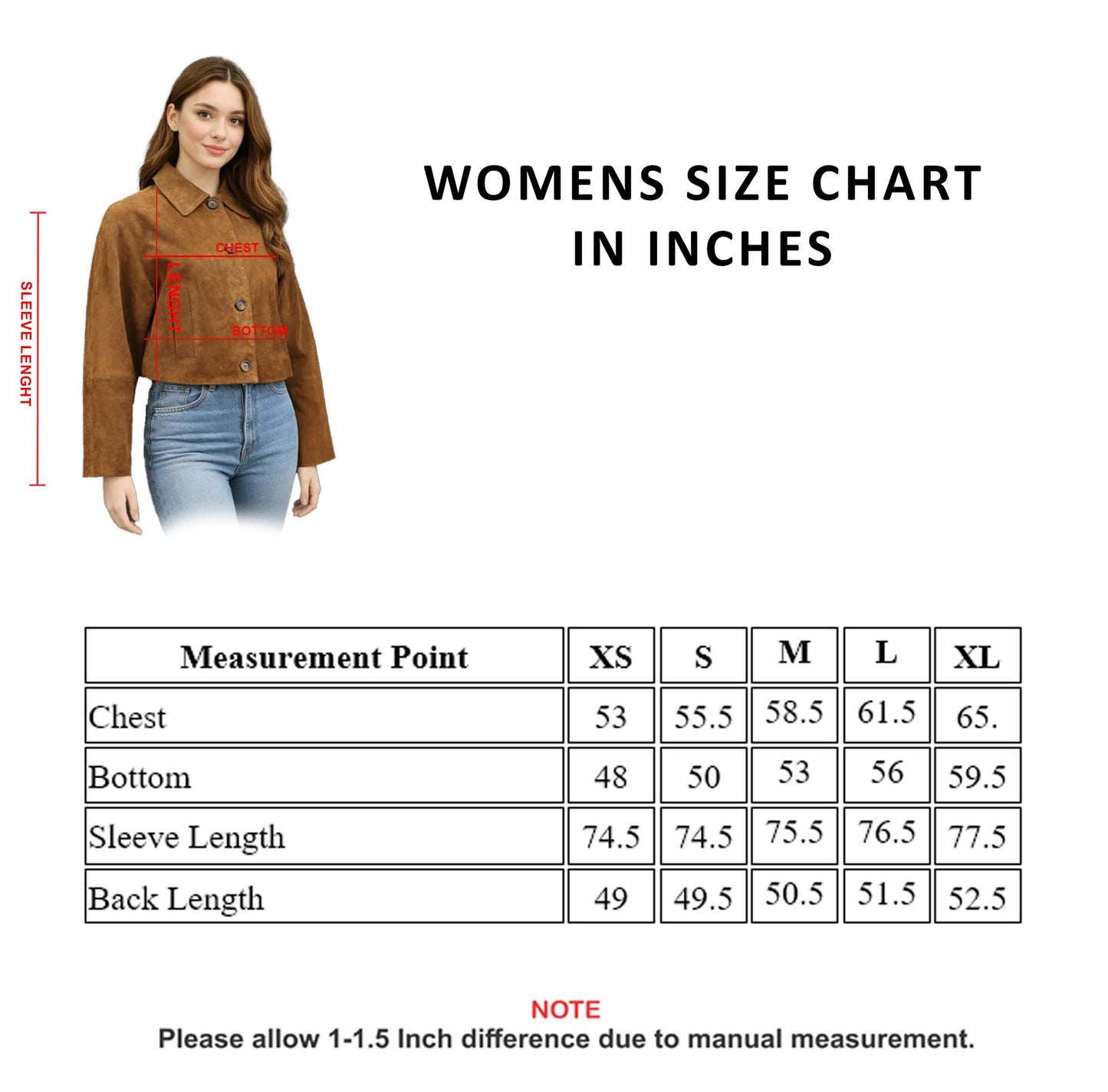 Tan Suede Ladies Jacket