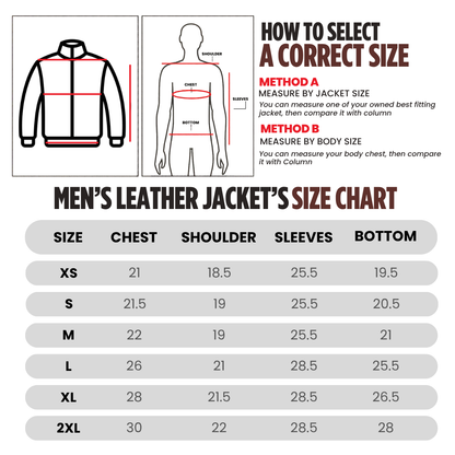 Black Genuine Leather Button Down Leather Jacket